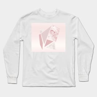 Abstract rough cut stones - rose gold strawberry fields Long Sleeve T-Shirt